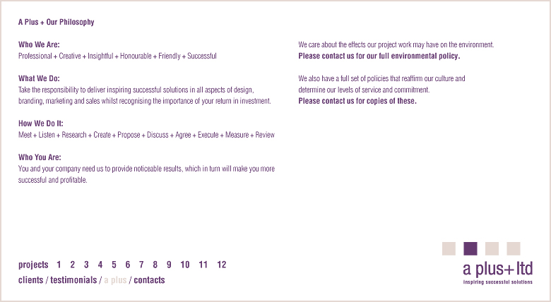 A Plus London UK Brand & Design Agency
